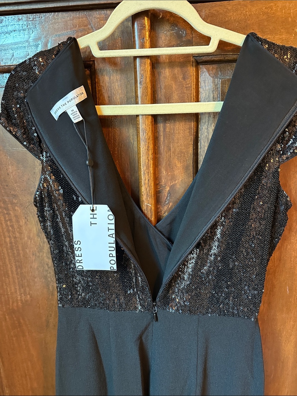 Dress the Population Jaleah Black Sequin dress - Picture 9 of 13
